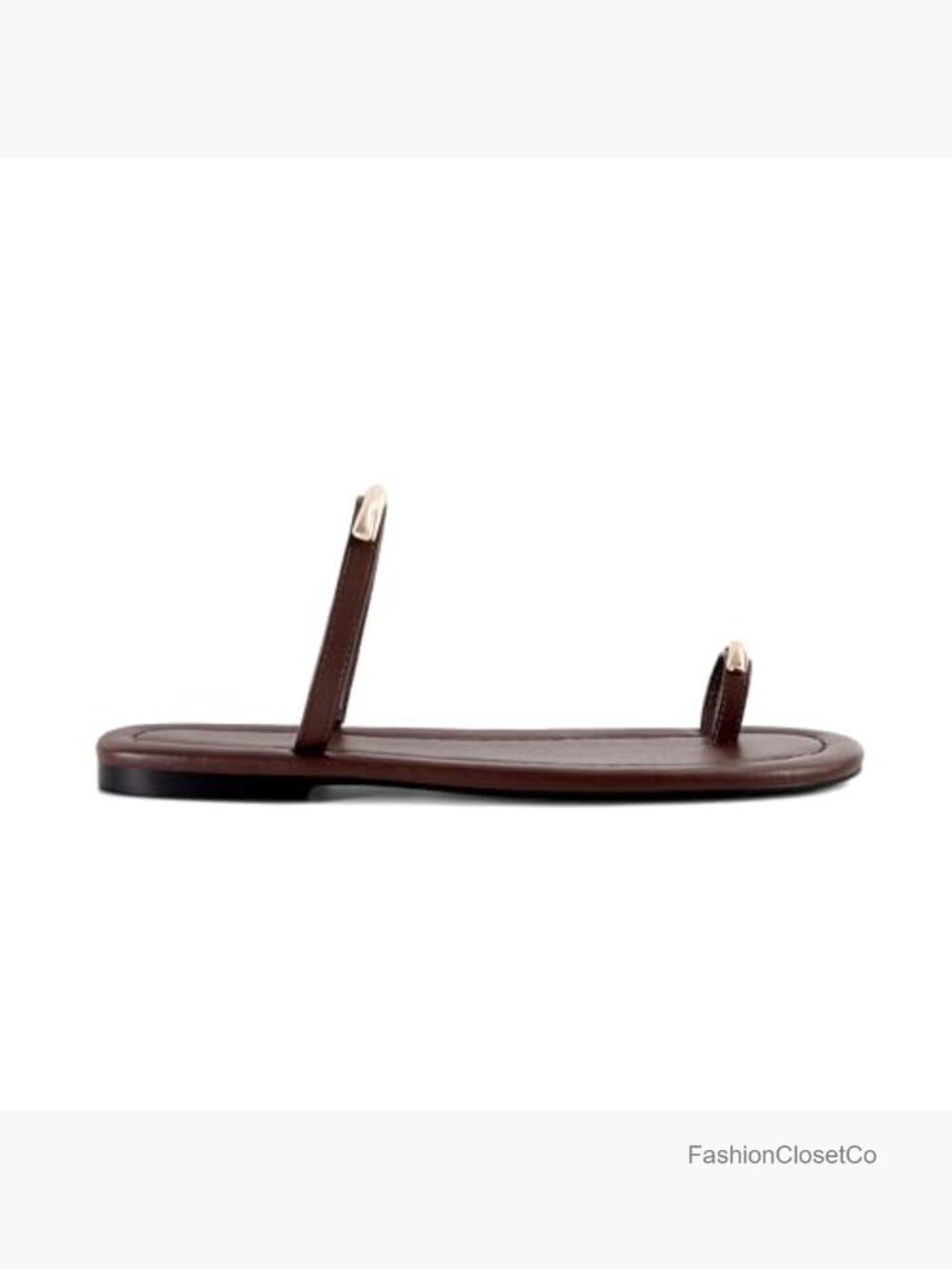 Women's Toe Ring Thong Sandals Slip On Flat Flip Flops Open Toe Slide Summer - Picture 4 of 7